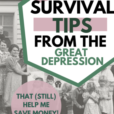 great depression survival tips
